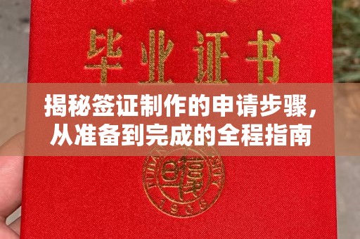 大兴安岭揭秘签证制作的申请步骤，从准备到完成的全程指南
