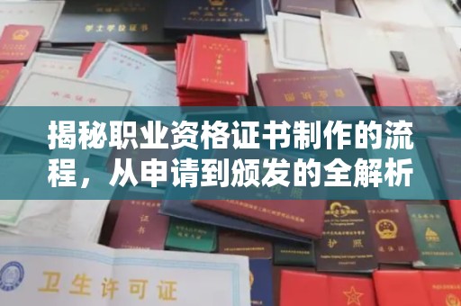 大兴安岭揭秘职业资格证书制作的流程，从申请到颁发的全解析